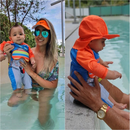 Combinaison Anti Uv Bébé pour Garçon et Fille à Motif d'Animaux - Mon Adorable Bébé