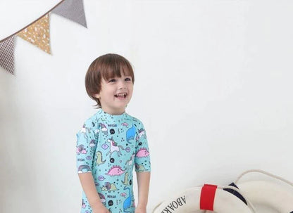 Combinaison Anti Uv Bébé pour Garçon et Fille à Motif d'Animaux - Mon Adorable Bébé