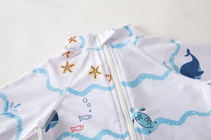 Combinaison Anti Uv Bébé pour Garçon et Fille à Motif d'Animaux - Mon Adorable Bébé