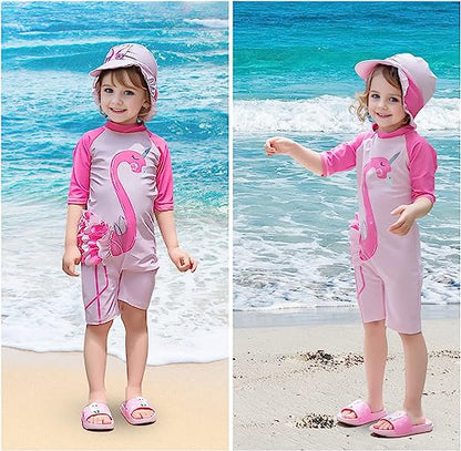 Combinaison Anti Uv Bébé pour Garçon et Fille à Motif d'Animaux - Mon Adorable Bébé