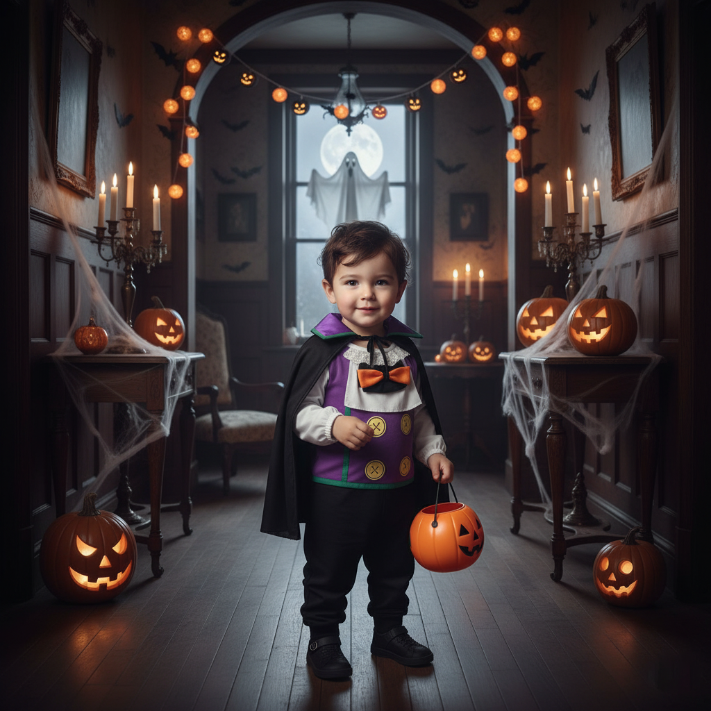 Costume de Vampire Chauve-Souris pour Bébé Garçon