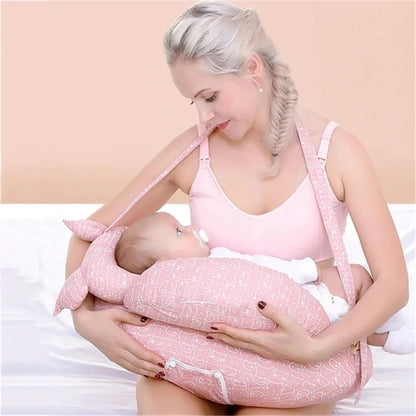 Coussin Allaitement Portable à motif d'animaux pour Bébé - Mon Adorable Bébé