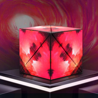 Cube_magique_magnetique_rouge