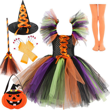 Déguisement de Sorcière d'Halloween pour Fille - Mon Adorable bebe