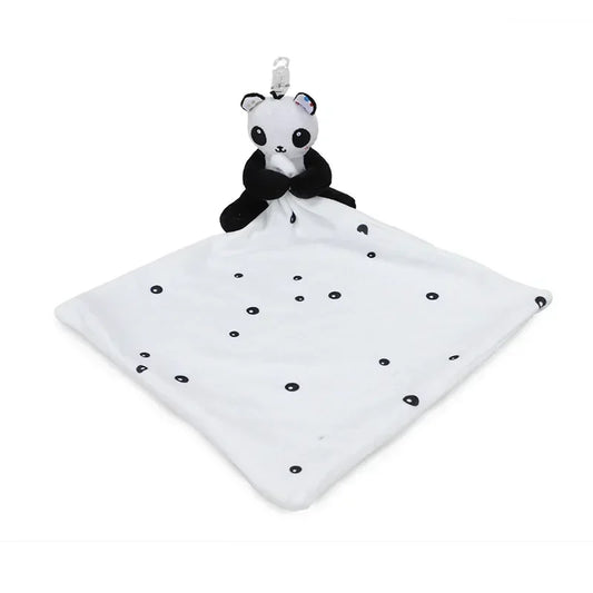 Doudou-personnalisé-à-motifs-d'animaux-panda