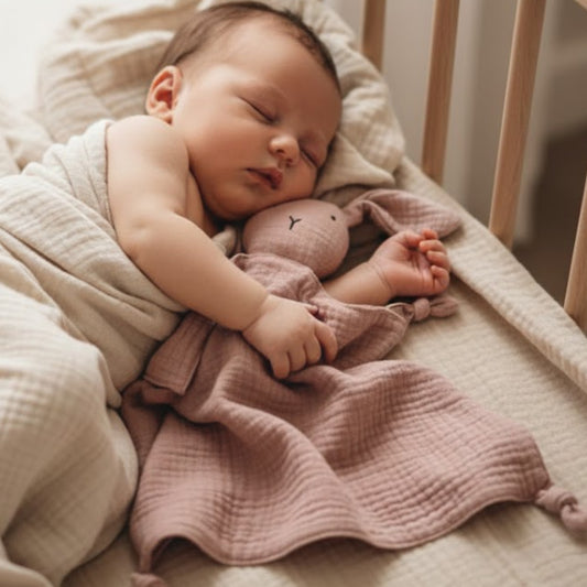 Doudou d'apaisement à motifs d'animaux