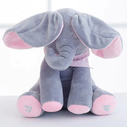 Éléphant Cache-Cache Musical aux Oreilles Magiques - Mon Adorable Bébé