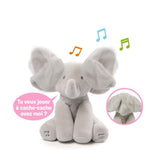Éléphant Cache-Cache Musical aux Oreilles Magiques - Mon Adorable Bébé