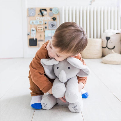 Éléphant Cache-Cache Musical aux Oreilles Magiques - Mon Adorable Bébé