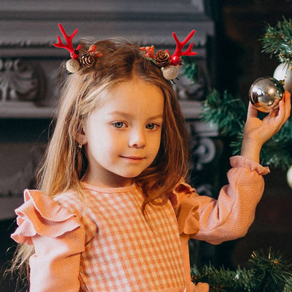 Pinces à cheveux de Noël pour Filles - Mon Adorable Bébé