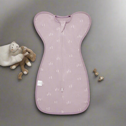 Gigoteuse-bébé-pour-emmaillotage-Feuille-de-lilas