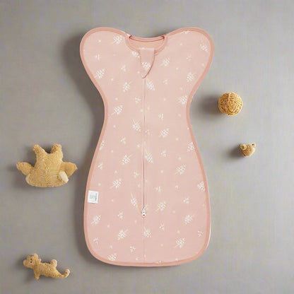 Gigoteuse-bébé-pour-emmaillotage-Feuille-de-mandarine