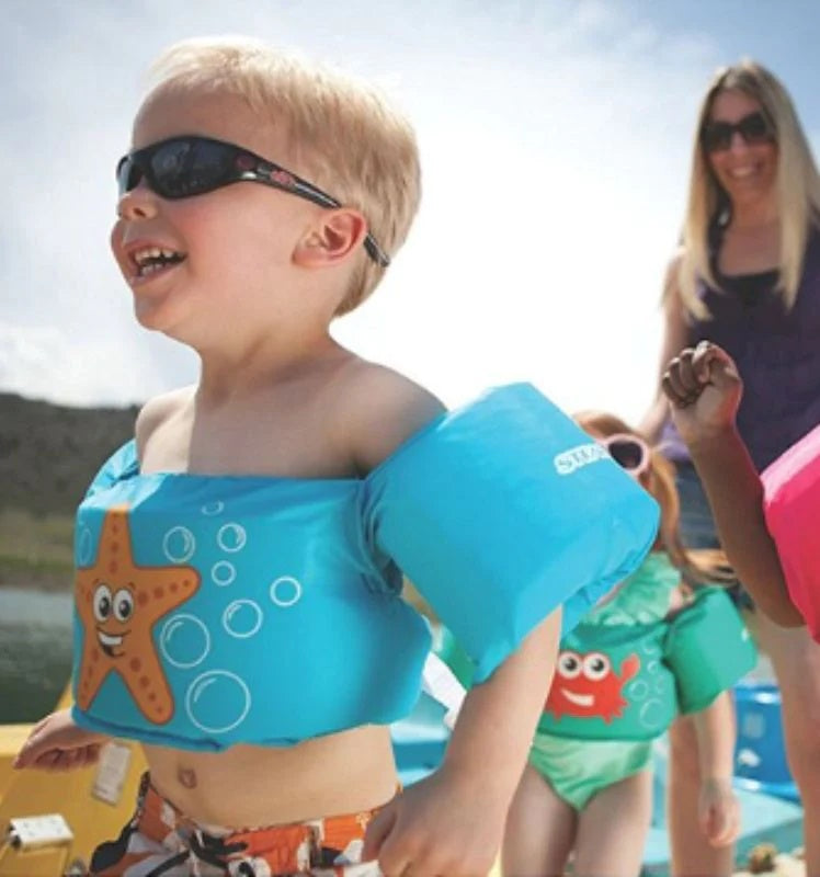 Gilet De Natation Enfant 2-8 Ans - Veste Flottaison Bébé Réglable, Design Fun Et Coloré Pour Apprendre à Nager En Toute Sécurité