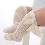 Chaussettes Hautes à Papillon pour Bébé Fille - Mon Adorable Bébé