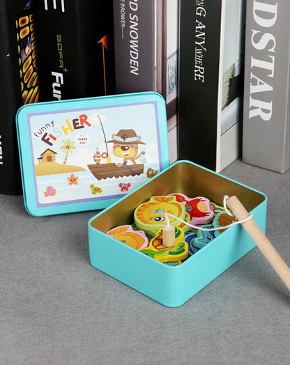 Jouets de Pêche aux poissons magnétiques Montessori - Mon Adorable Bébé