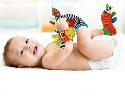 Hochets Mains et Pieds pour Bébé - Mon Adorable Bébé