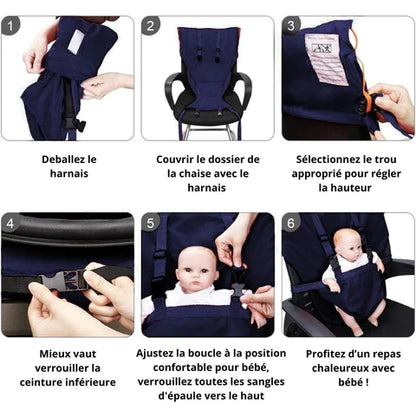 Harnais de Chaise pour Bébé - Mon Adorable Bébé