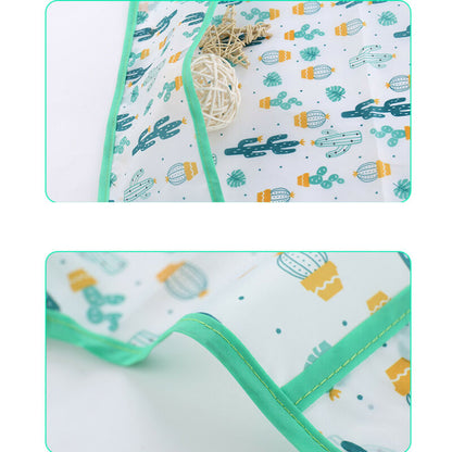 Bavoir Bébé Imperméable à Manches Longues avec Adorables Motifs pour Enfants - Mon Adorable Bébé