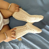 Chaussettes Hautes à Papillon pour Bébé Fille - Mon Adorable Bébé