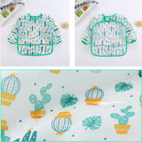 Bavoir Bébé Imperméable à Manches Longues avec Adorables Motifs pour Enfants - Mon Adorable Bébé