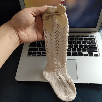 Chaussettes Hautes à Papillon pour Bébé Fille - Mon Adorable Bébé