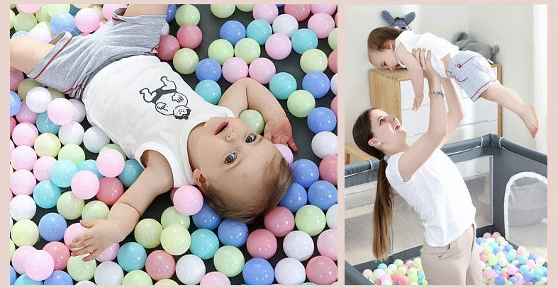 Parc Bébé Pliable avec Tapis Amovible - Mon Adorable Bébé