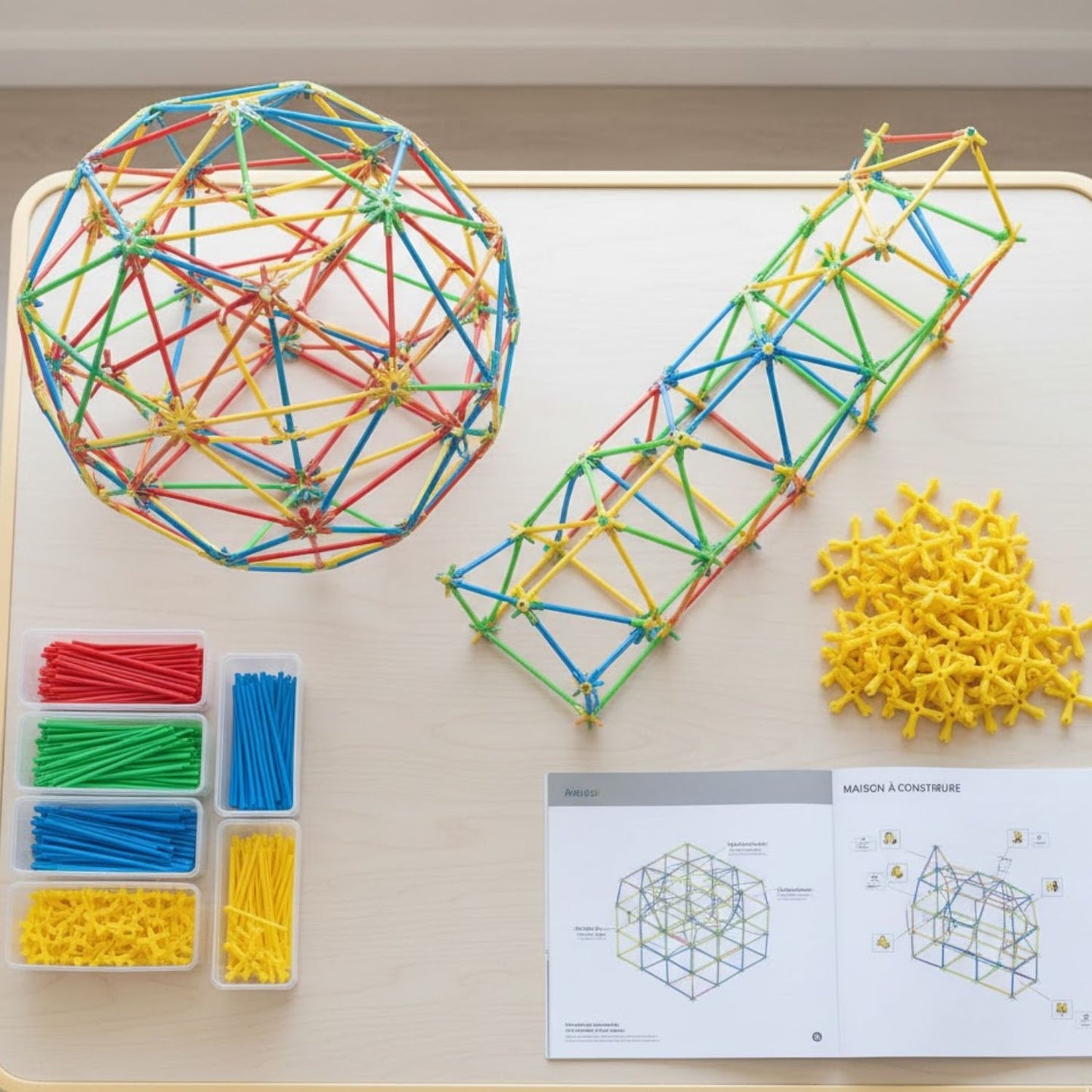 JEUX DE CONSTRUCTION-En pailles