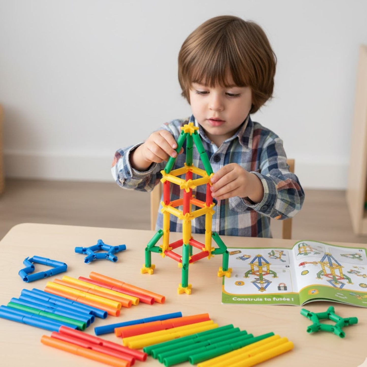 JEUX DE CONSTRUCTION-En pailles