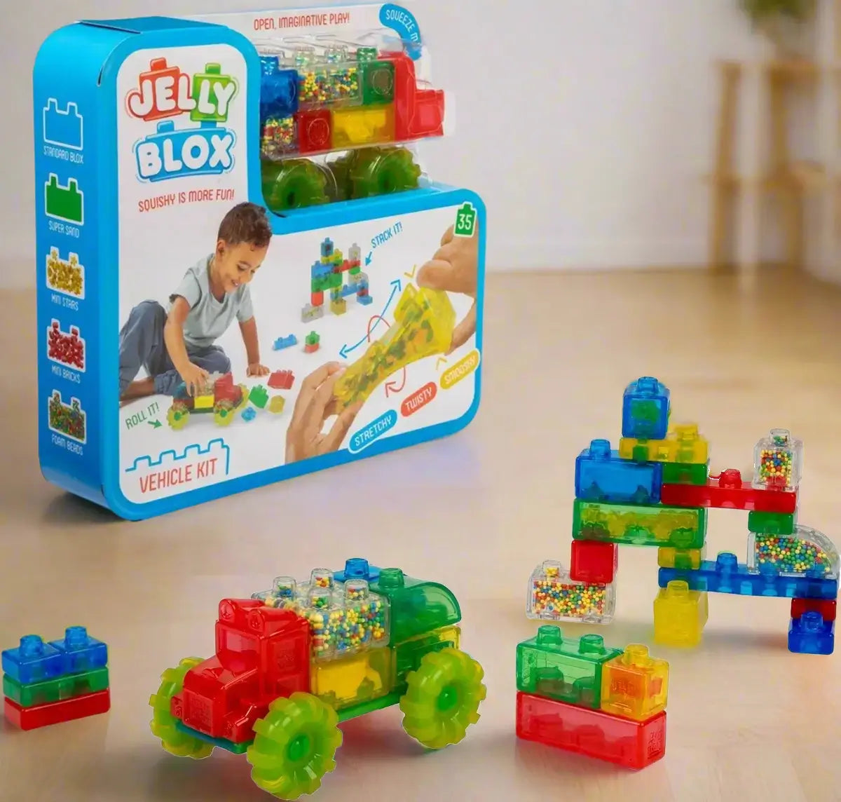 Jeu Construction en Gélatine | JellyBlox