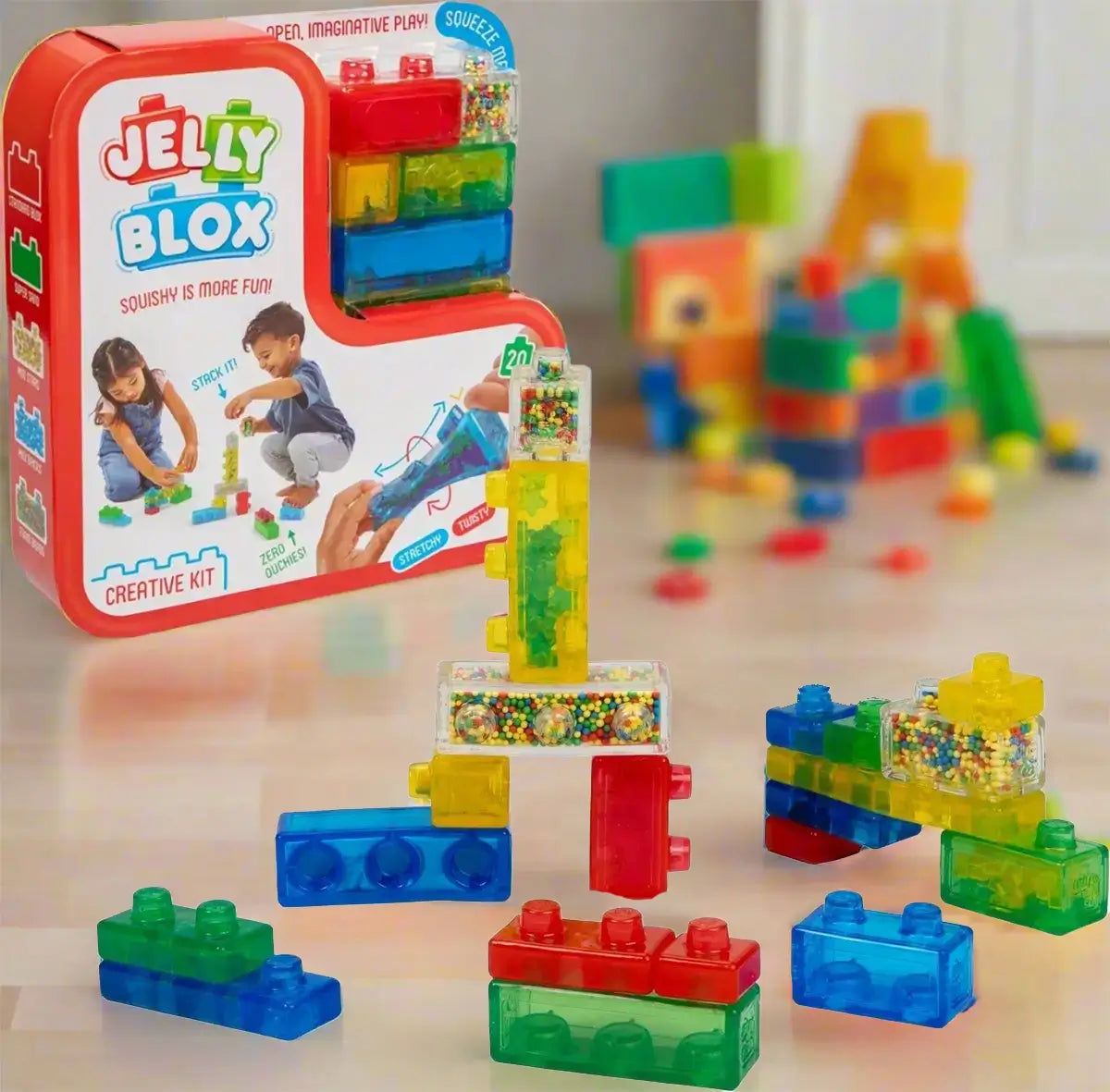 Jeu Construction en Gélatine | JellyBlox