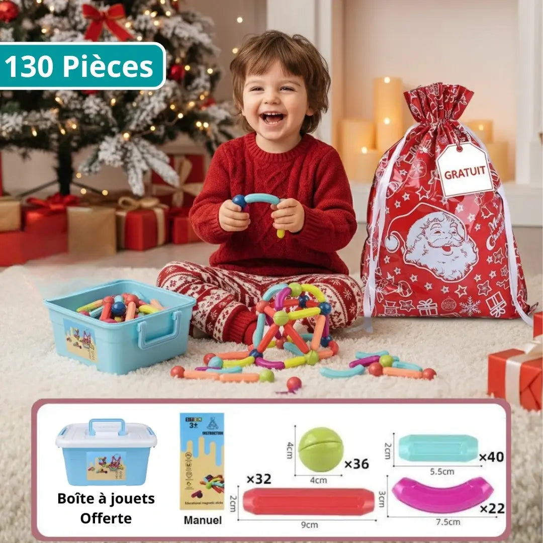 Jeu de construction magnétique | MagneticBuild