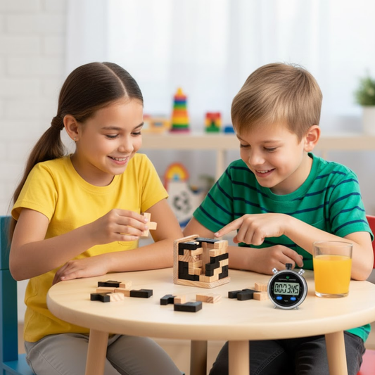 Jeu de construction en bois pour enfants