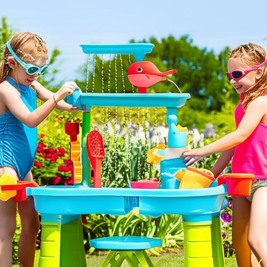 Jeux d'eau enfant multi-activités table d'eau