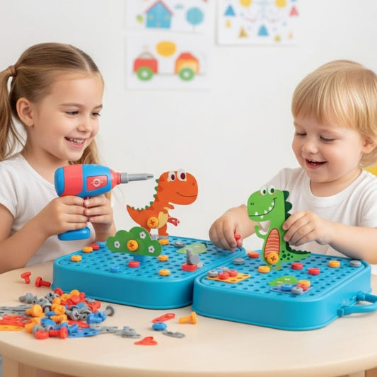 Jeux de construction de mallette de bricolage