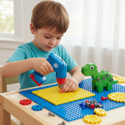 Jeux de construction de mallette de bricolage