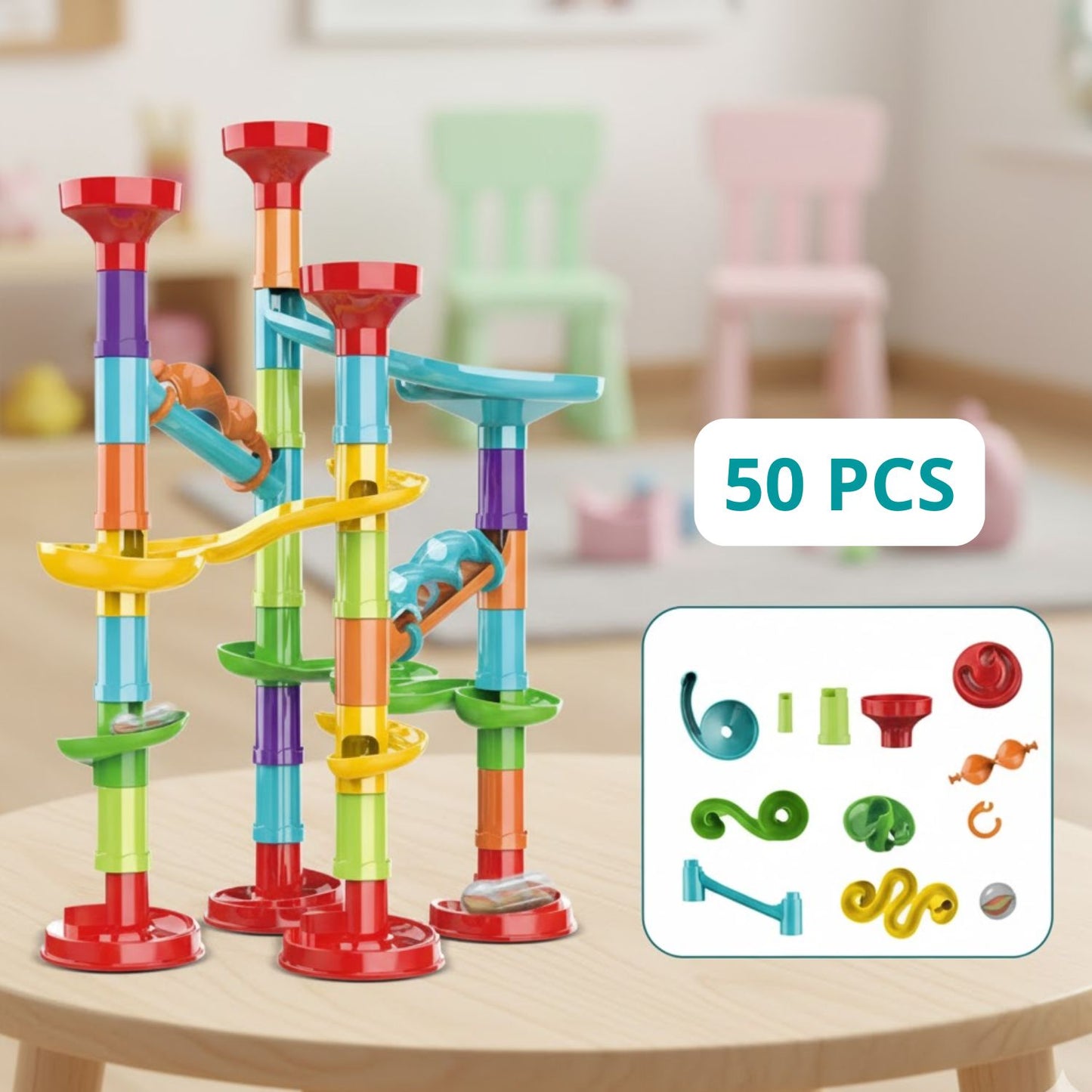 Jeux de construction de piste à billes