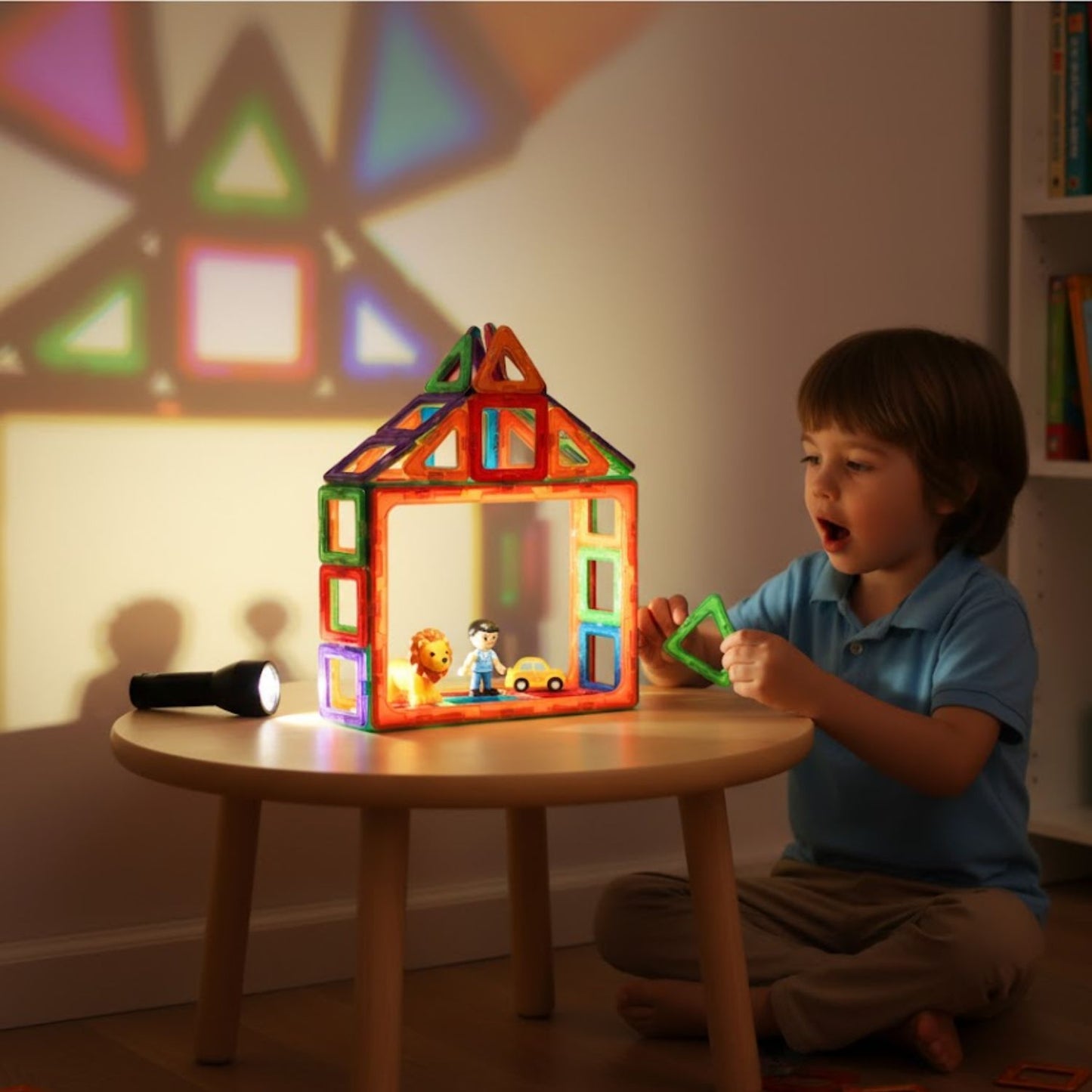 Jeux de construction magnétique Montessori