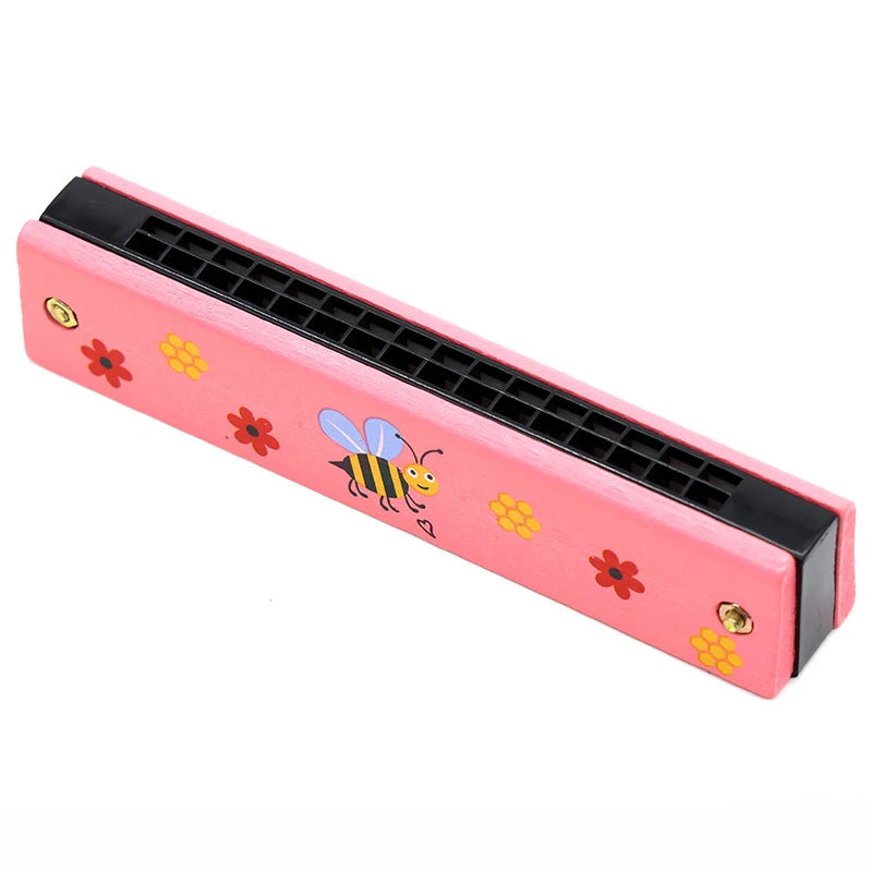 Jouet-bebe-d'harmonica-musical-rose