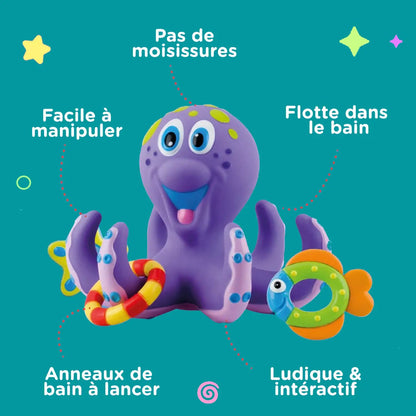 Jouet de bain pieuvre interactive | OctoPlay