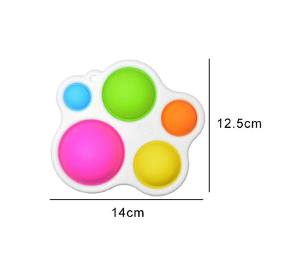 Jouet Sensoriel à Bulles de Poussée Montessori Dimensions - Mon Adorable Bébé
