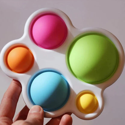 Jouet Sensoriel à Bulles de Poussée Montessori - Mon Adorable Bébé