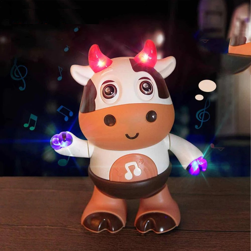 Jouets Musicaux Pour Bébé Vache, Tout-petits Dansant Des Jouets De Vache  Marchant Avec De La Musique Et Des Lumières, Jouet De Développement  Dapprentissage Interactif Pour Enfants Garçons Filles - Jouets Et Jeux 