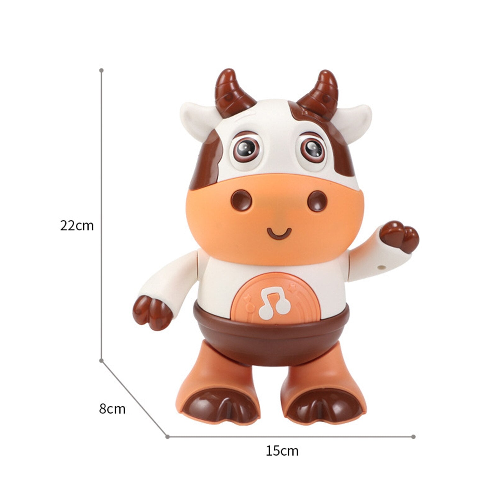 Jouet  Vache Danseuse dimensions