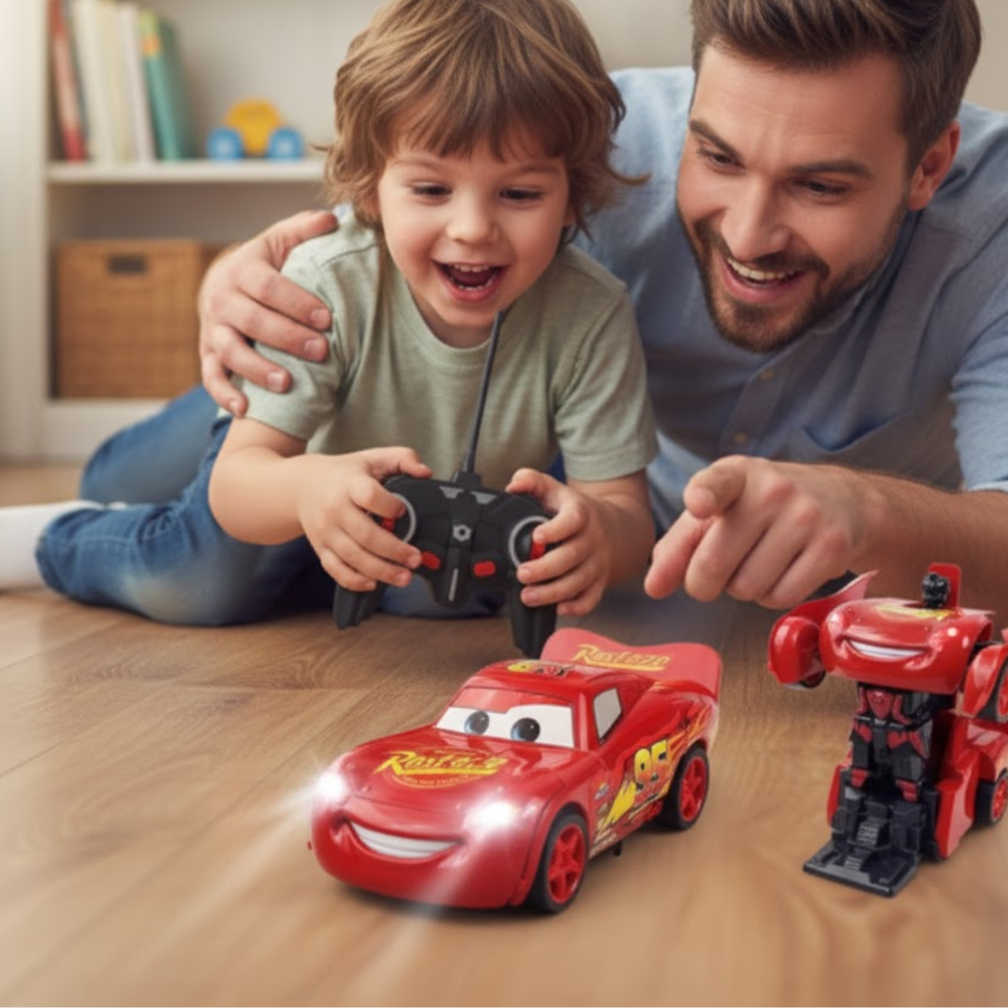 Jouet robot transformer en voiture télécommandée 2 en 1 | SpeedTransform