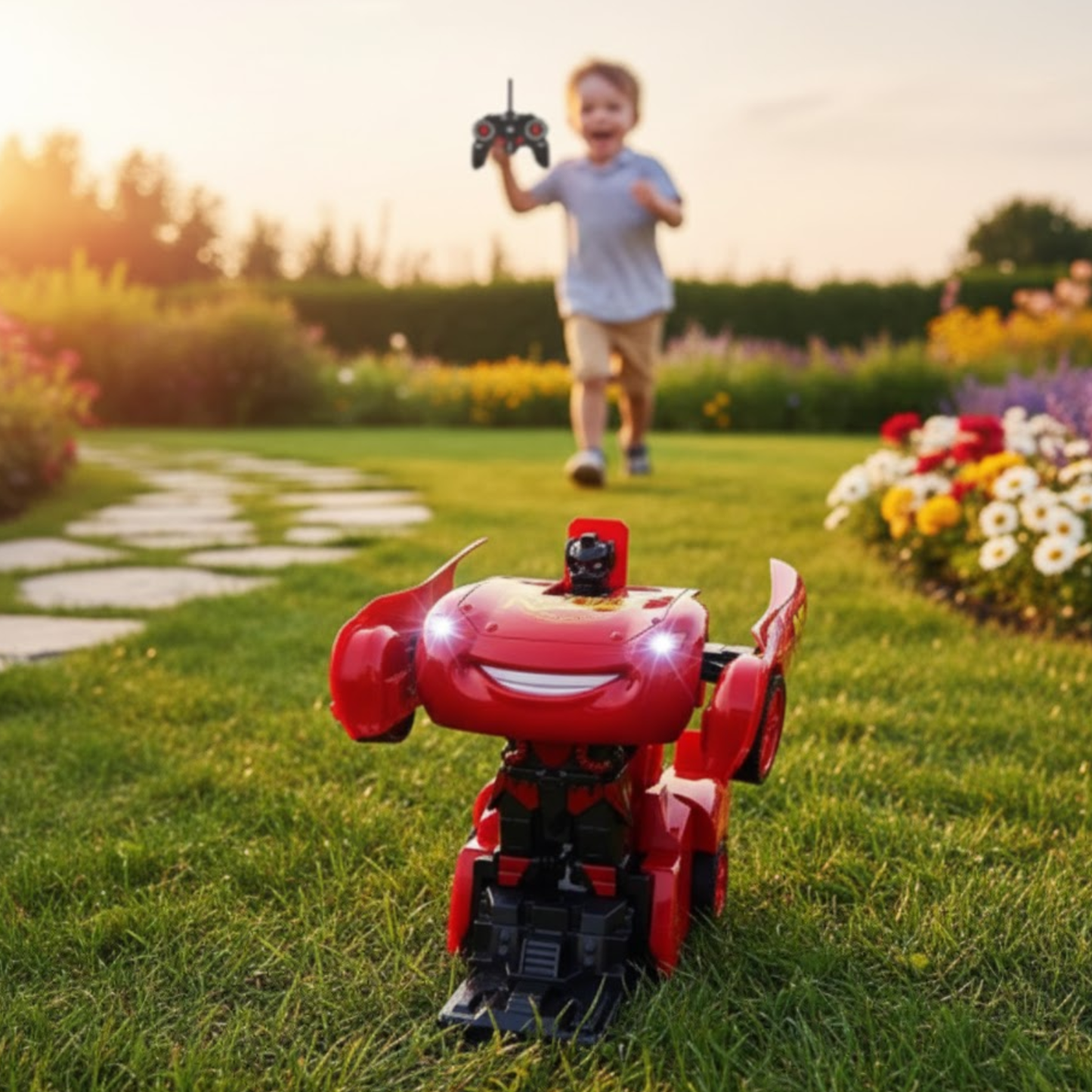 Jouet robot transformer en voiture télécommandée 2 en 1 | SpeedTransform