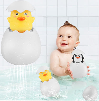 Jouet d'Œuf de Bain pour Bébé à Motifs Adorables - Mon Adorable Bébé