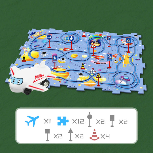 Jouet de Piste en Puzzle pour Enfants