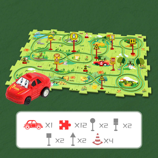Jouet de Piste en Puzzle pour Enfants