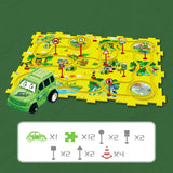 Jouet de Piste en Puzzle pour Enfants