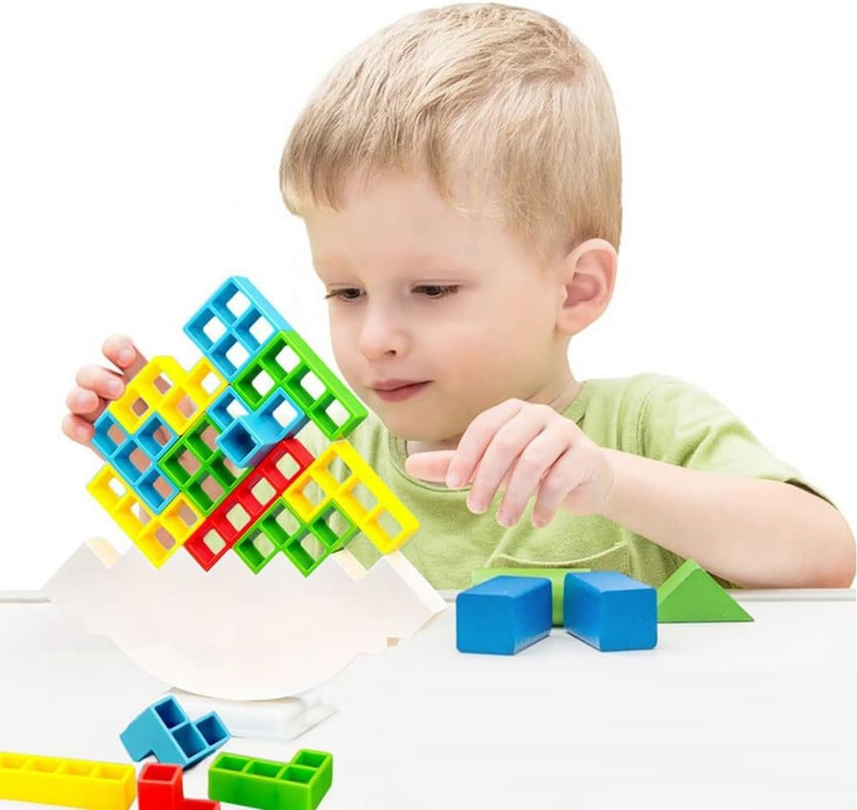 Jouet de Puzzle de Tour Tetris pour Enfants - Mon Adorable Bébé